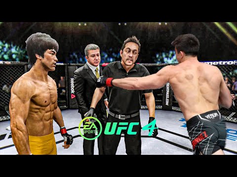 Bruce Lee vs Alexander Hernandez   EA Sports UFC 4   Epic Fight 🔥🐲