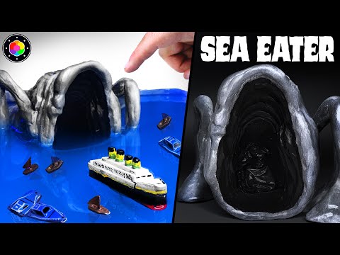 Cómo hacer a SEA EATER (Devora Barcos de Juguete) Escultura plastilina Trevor Henderson| PlastiVerse