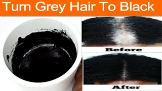 Turn Grey Hair To Black Naturally Just Use Coconut Oil And Lemon