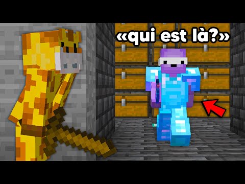 J'ai Survécu dans sa Base pendant 24 Heures sur Minecraft..