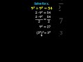 Understanding Exponents and Equations