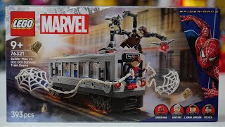 LEGO Marvel 76321 Spider Man vs. Doc Ock Subway Train Scene Speed Build