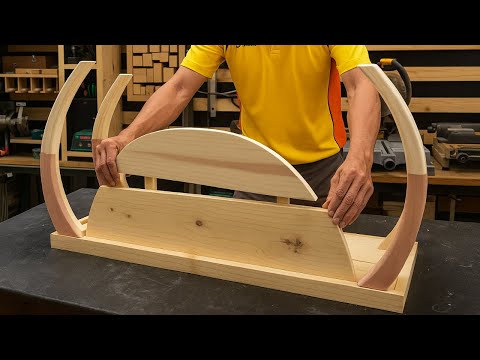 Artistic Furniture Design Ideas From Recycled Wood // How To Make A Giant Spider Inspired Table