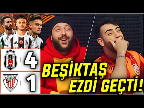 GALATASARAYLILAR BEŞİKTAŞ'IN AVRUPA MAÇINI İZLERSE |BEŞİKTAŞ 4-1 ATHLETİC BİLBAO|