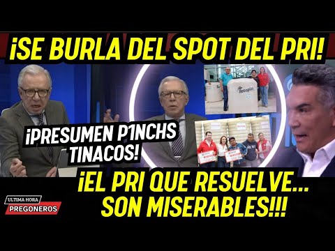 ¡SE BURLA DE SPOT DEL PRI! PRESUME P1NCHS TINACOS! ASI DE PEQUEÑITOS SON! EL MEJOR PARTIDO DE MEXICO