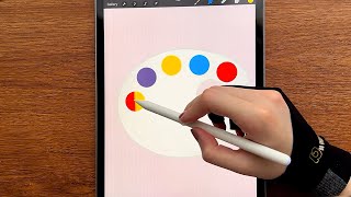 Digital Color Mixing #procreate #colormixing #digitalart