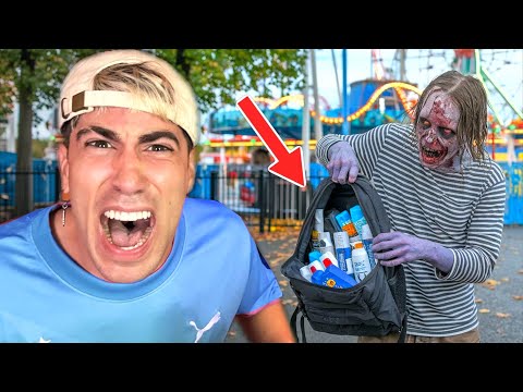 🧟‍♂️EL ZOMBIE SE LLEVA A A CARLITOS EN EL PARQUE DE JUEGOS😱 ALEJO IGOA