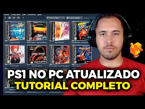 O melhor emulador de PS1 para PC - DUCKSTATION Tutorial Atualizado 2024 (PC FRACO - PC FORTE)