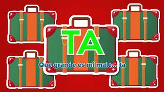 Karaoke - La Maleta - Cantando Aprendo a Hablar