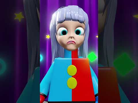 POMNI Transformation The Amazing Digital Circus But Lego Style #shorts