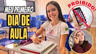 MEU PRIMEIRO DIA DE AULA | ROTINA VOLTA ÀS AULAS 2025!