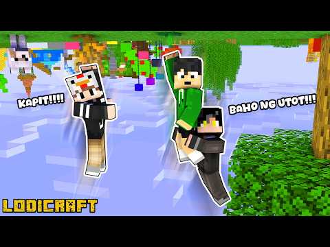 Minecraft But It Is UPSIDE DOWN! (Tagalog)