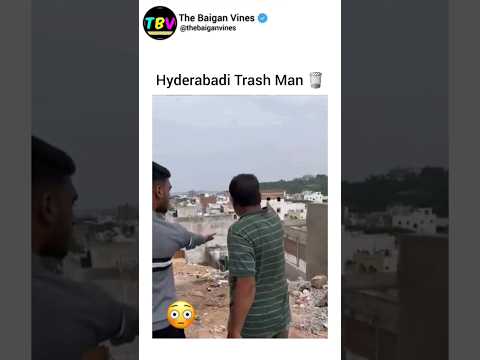 Hyderabadi Trash Man 🤣🗑 #shorts