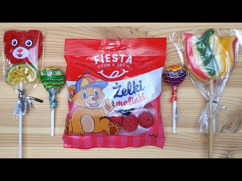 Lollipops and Sweets. Yummy Rainbow Lollipops ASMR