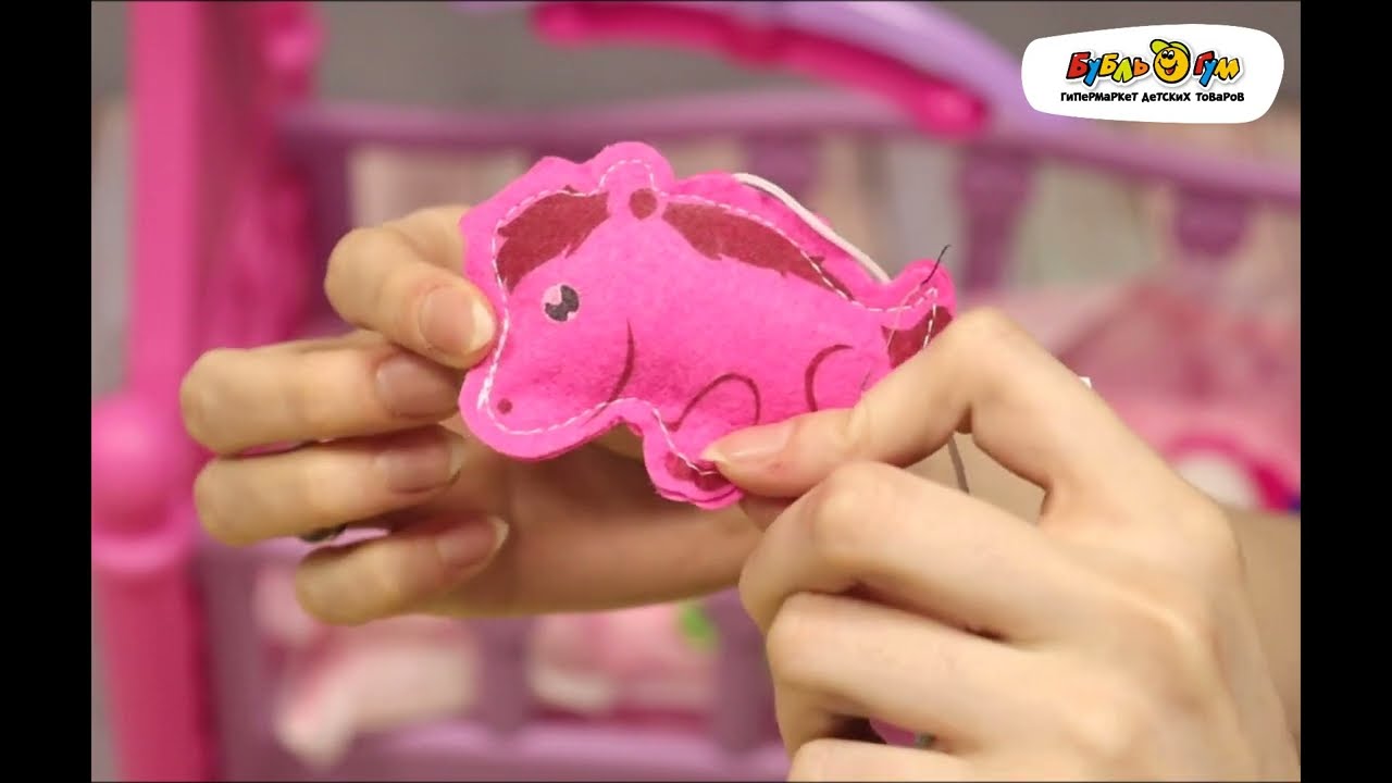 Кроватка – колыбель Lanson Toys для пупса  - видео