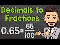Converting Decimals to Fractions: Key Concepts and Techniques