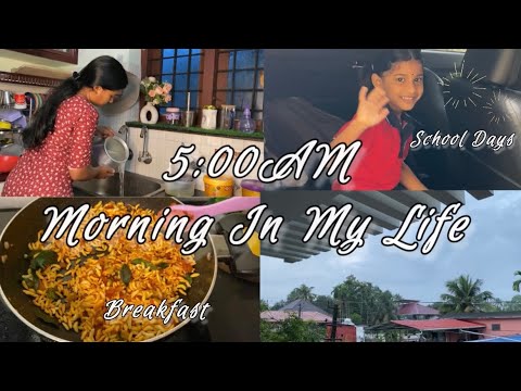 5:00AM Morning In My Life | Cooking,Self Care , Lunch box preparation |Malayali Makeover