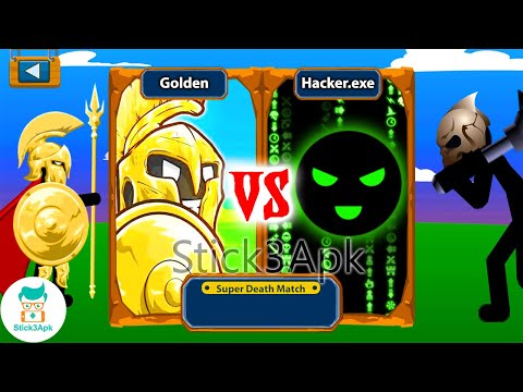 I Played GOLDEN ARMY to fight HACKER.EXE in Tournament | Stick War Legacy Mod | Stick3Apk