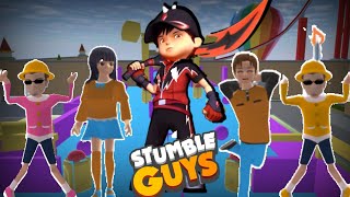 Gak Tau Jalan Pulang❗️Yuta Mio Ajak Boboiboy Halilintar Main Stumble Guys Lagi | Sakura Simulator