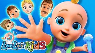 🎶🖖 The Finger Family + Five Little Ducks + Little Chick 🐥🎵 | Popular Kids Songs | LooLoo Kids