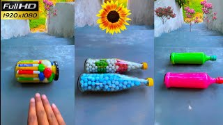 Breaking glass bottle ⚠️🔥 Crushing Crunchy & Soft Things #asmr #shorts #asmrsound #satisfyingvideo