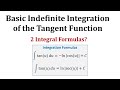 Understanding Integration of Tangent Function