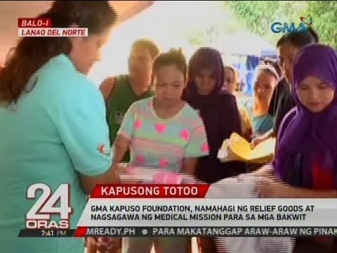 Gma Kapuso Foundation Namahagi Ng Relief Goods At Nag Medical Mission