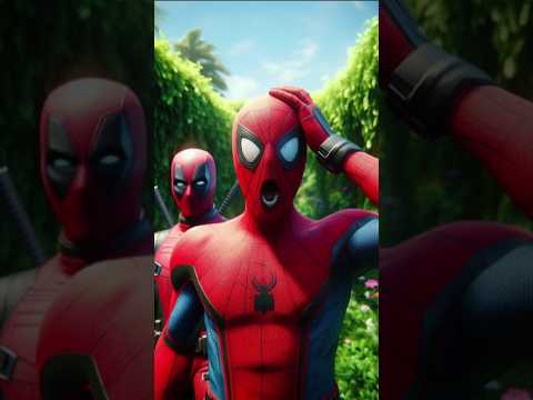 العنكبوت يحب الفتاة الخارقة spider and Deadpool short#سبايدرمان #spiderman