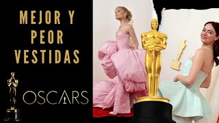 😍Emma Stone la MEJOR vestida y Ariana Grande la gran DECEPCION  de los OSCAR 2024