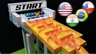 Marble Race: Friendly 🏆 Countryballs Compete in a Thrilling Tournament!