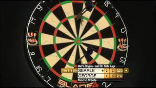 Ryan Searle vs Richie George Missed Double 10