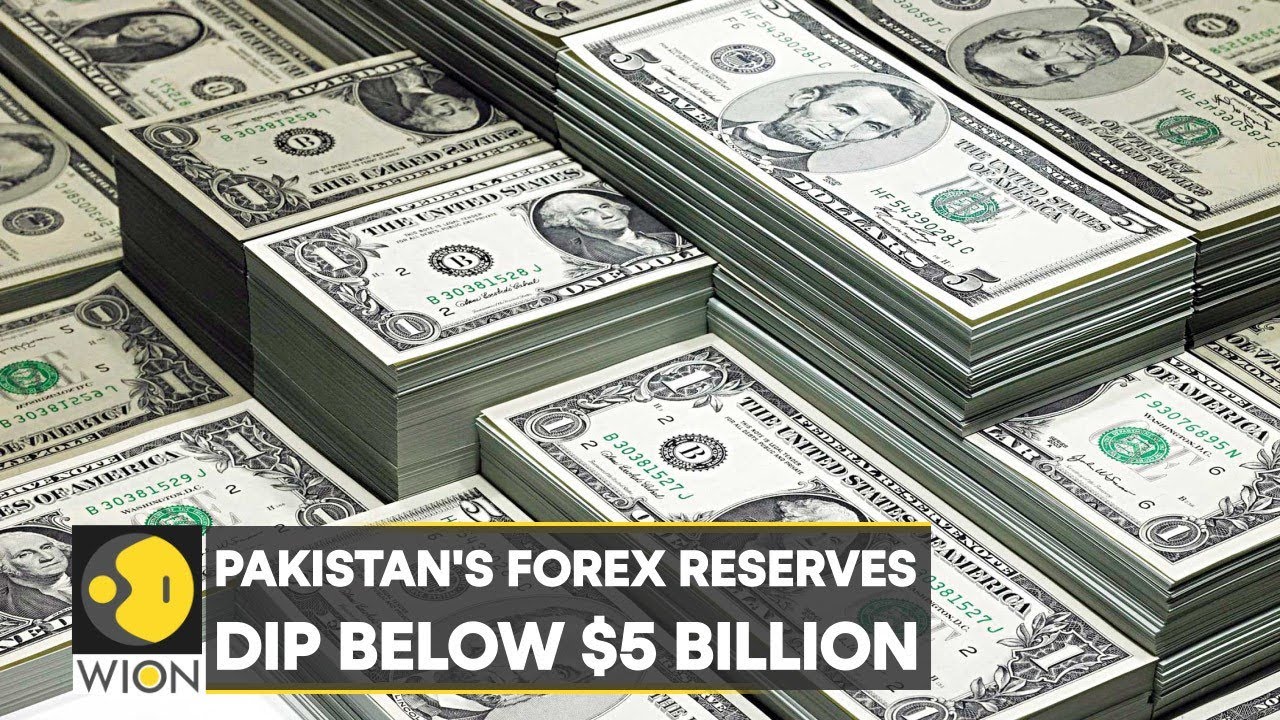 Pakistan's Forex Reserves Dip below  Billion