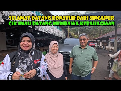 Selamat Datang Donatur Dari Singapur...Ikut Belanja Ke Pasar Untuk Acara Maulidan.