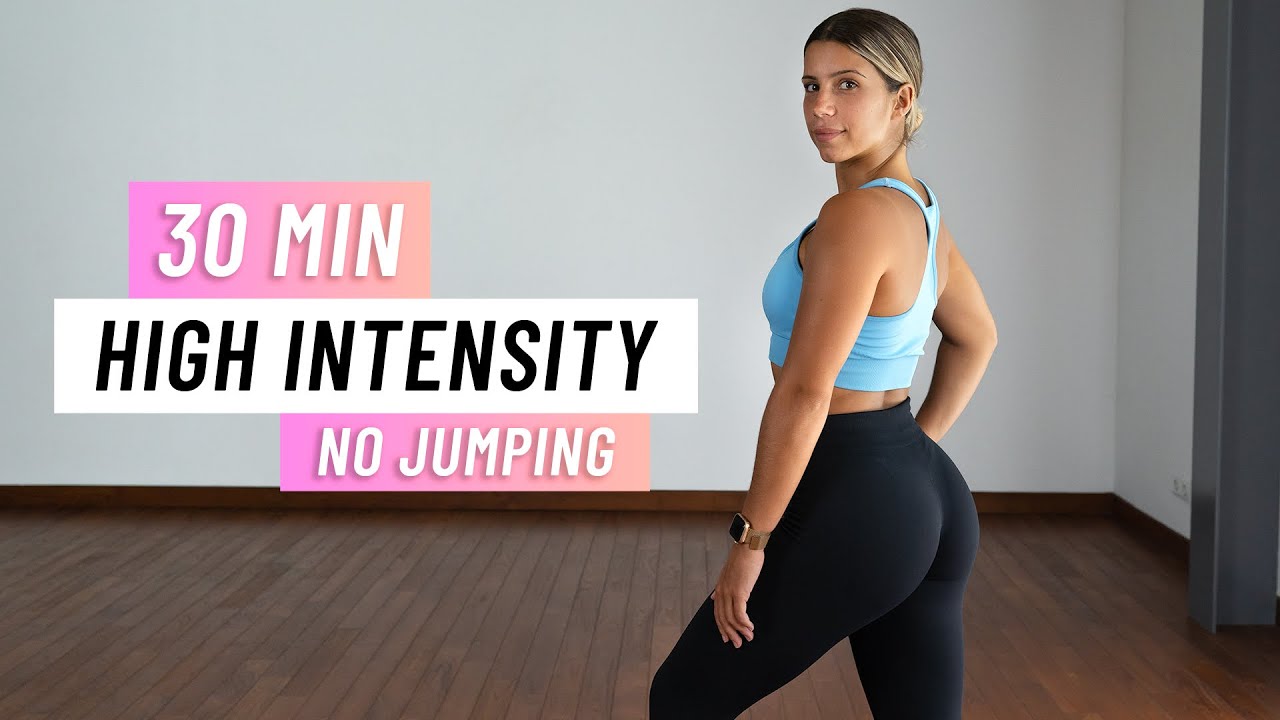 30 MIN LOW IMPACT FULL BODY CARDIO – No Jump HIIT Workout (No Equipment)