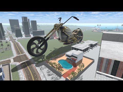 Giant Ghost Bike In Indian Bikes Driving 3D