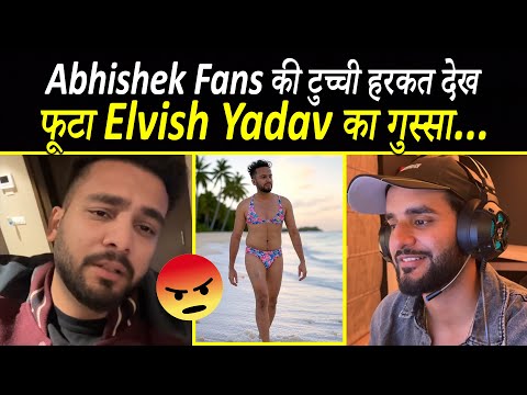 Abhishek Fans ने सरेआम उछाली Elvish की इज्जत, देख भड़की Elvish Army| Elvish Yadav Bikini Photo Viral