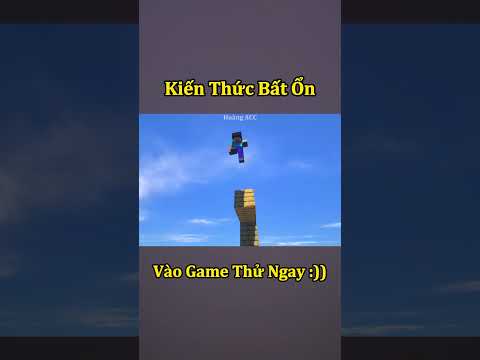 Những Kiến Thức Bất Ổn Trong Minecraft 🤣 #shorts