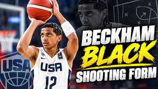 Beckham Black Basketball Shooting Form