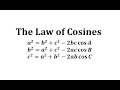 Understanding the Law of Cosines