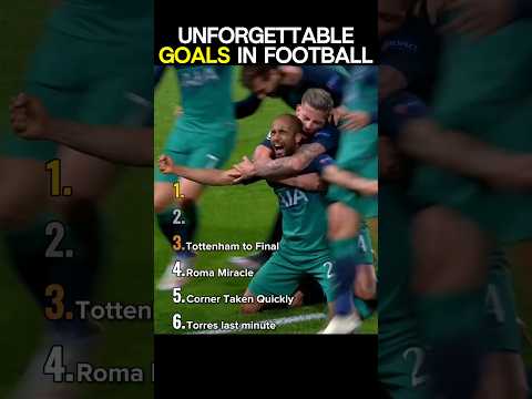 Unforgettable Football Goals #shorts #football