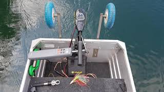 MINN KOTA Traxxis Autopilot, Raymarine ST 1000 Pinnenpilot, Schleppfischen, Rebelcell, Hecht, Barsch