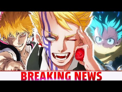 BORUTO Animator SHOCKS EVERYONE About It's RETURN, New Bleach Spin-Off Hinted By Creator, MHA Finale
