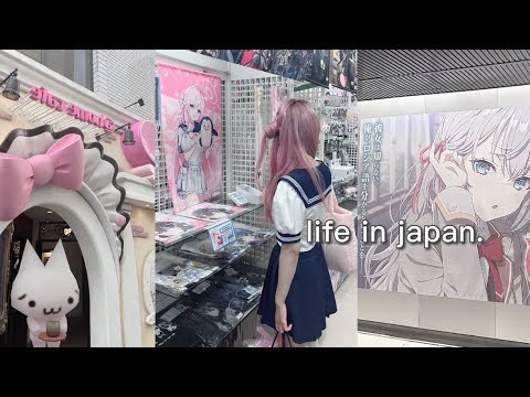 Tokyo vlog🍥| Maid cafes, akihabara, crepes in harajuku, anime collabs