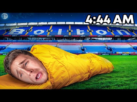 Sleeping Overnight in a Football Stadium