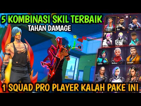 TAHAN DAMAGE 🔥 Kombinasi Skill Karakter Free Fire Terbaik 2024 Setelah Update