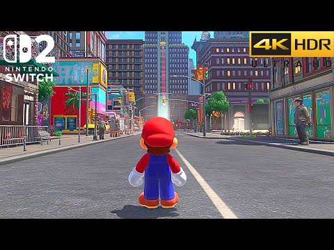 Super Mario Odyssey (Switch 2) 4K 60FPS HDR Gameplay - (100% Full Game)