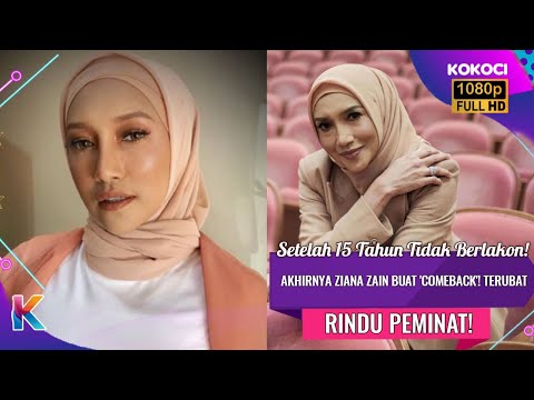 Setelah 15 Tahun Tidak Berlakon! Akhirnya Ziana Zain Buat 'Comeback'! Terubat Rindu Peminat!