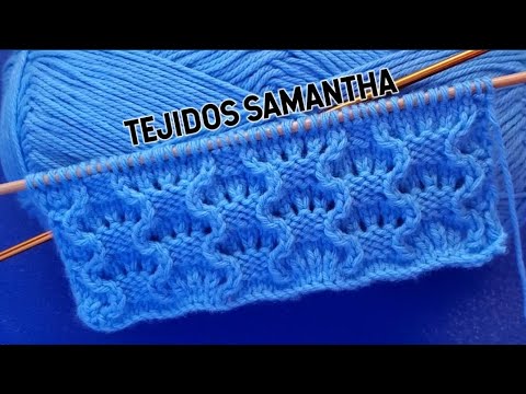 HERMOSO PATRÓN PARA TEJER CHOMPAS CHALECOS SUÉTER A DOS AGUJAS  / TEJIDOS SAMANTHA 🌸  #tejedoras
