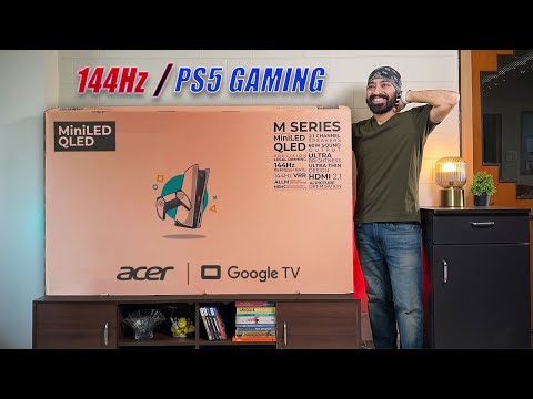 Acer Mini Led QLED TV (144Hz) with PS5 Gaming REVIEW - The Beast is Here🔥