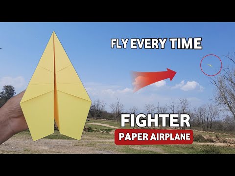 Best Paper Airplane Easy : How To Make A Paper Airplane | Paper Airplane Jet | Paper Planes